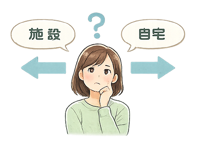 選択肢が多く困る家族
